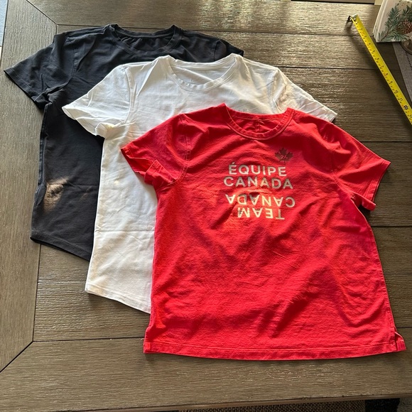 lululemon athletica Tops - Lululemon Bundle Of 3 Team Canada T-Shirts, 6
